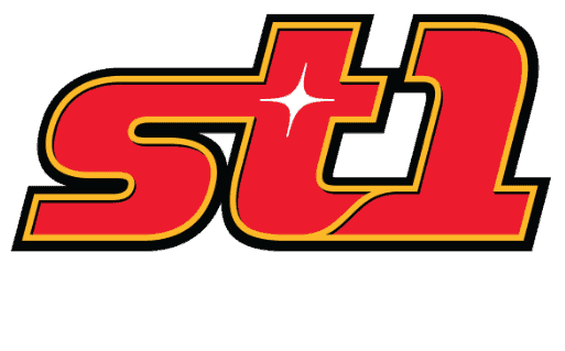 St1 Turku Logo valkoinen
